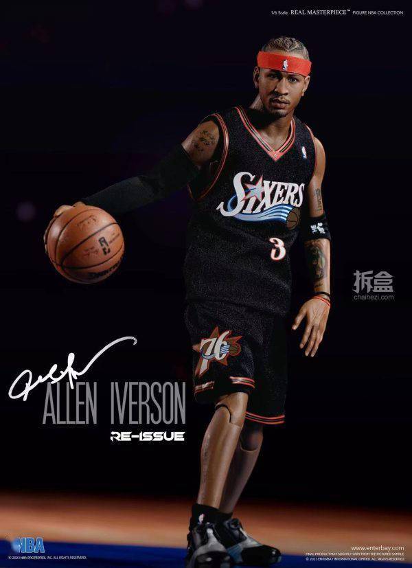 ENTERBAY NBA 阿伦艾弗森 费城76人队 答案MVP再版1/6人偶